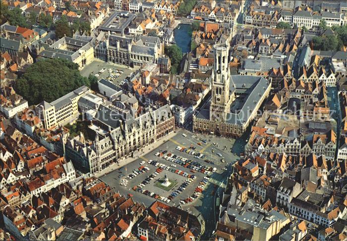 BRUGGE Bruges Belgie Fliegeraufnahme