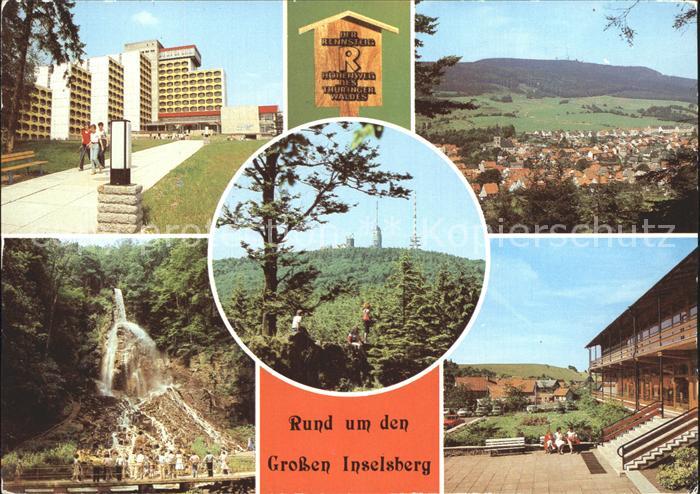 Inselsberg Schmalkalden Friedrichroda FDGB Heim August Bebel Brotterode Trusetal