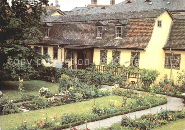 Weimar Thueringen Goethehaus Frauenplan Gartenansicht