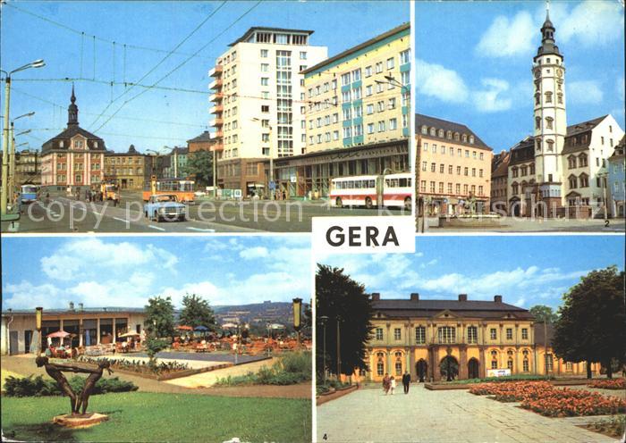 Gera Strasse der Republik Rathaus Orangerie