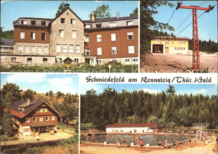 Schmiedefeld Rennsteig Erholungsheim Stutenhaus Liftbaude Eisenberg Waldbad