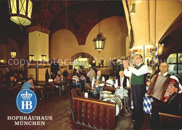 Muenchen Bayern Hofbraeuhaus am Platz Bierschwemme