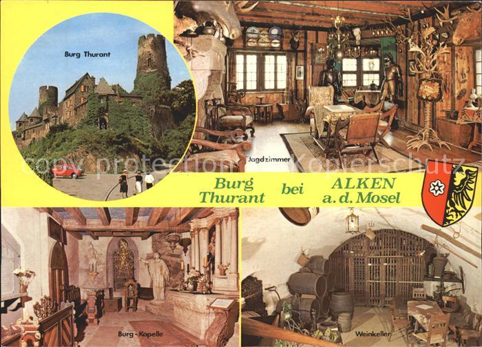 Alken Koblenz Burg Thurant Jagdzimmer Kapelle Weinkeller