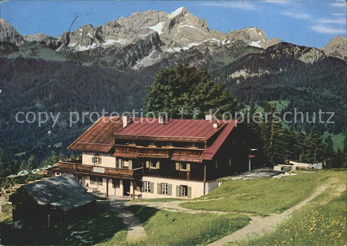 GARMISCH-PARTENKIRCHEN Bayern Berggasthof Eckbauer Zugspitze