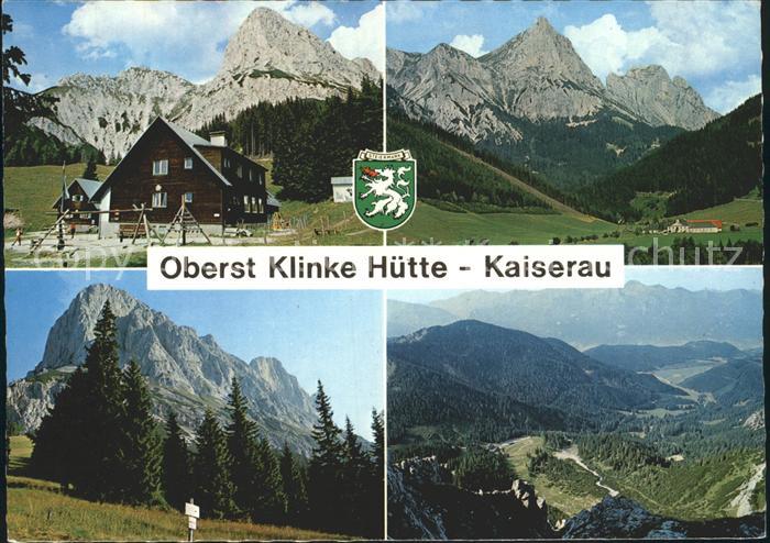 Oberst-Klinke-Huette  Kaiserau Kalbling Reichenstein Kalblinggatterl