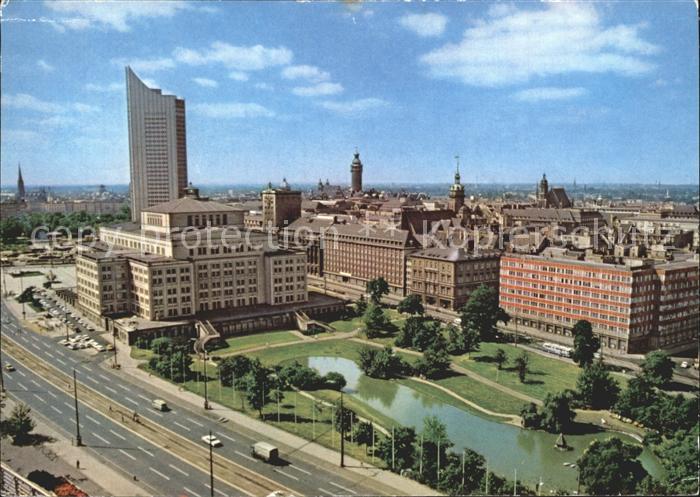 LEIPZIG Sachsen Oper Hochhaus Karl-Marx-Universitaet