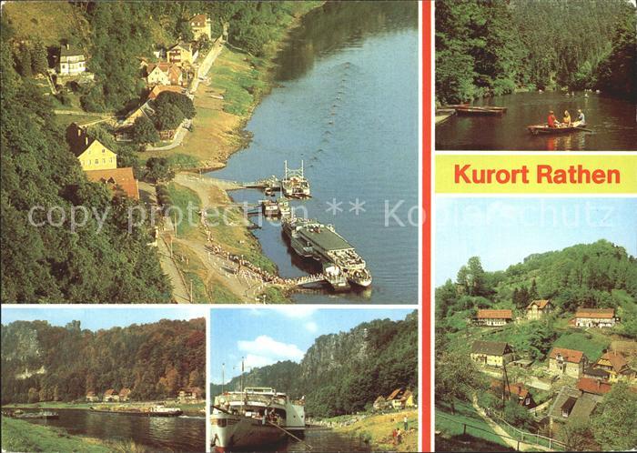 Rathen Saechsische Schweiz Dampferanlegestelle Amselsee Moench