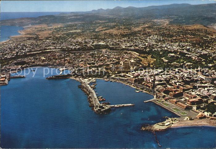 Rhodos Rhodes aegaeis Fliegeraufnahme