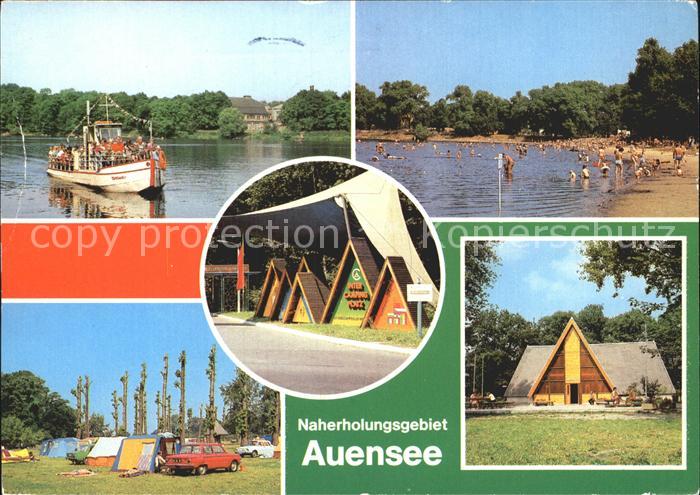 LEIPZIG Sachsen Auensee Strandbad Internationale Campingplatz