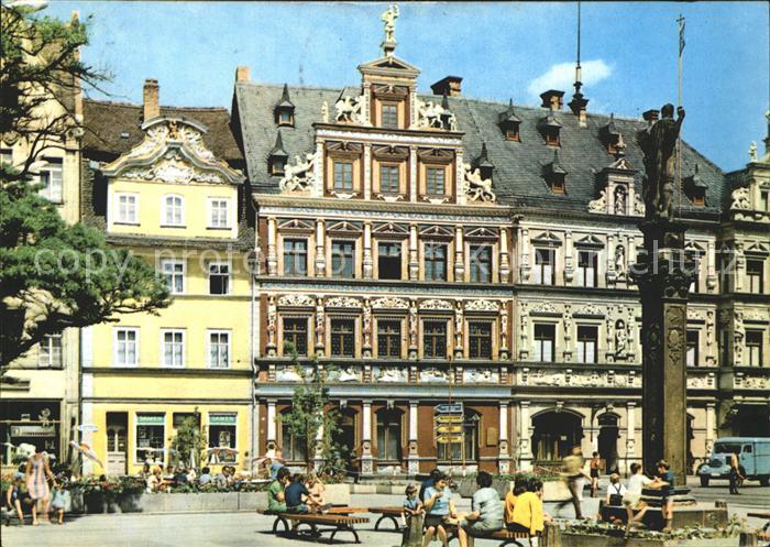 ERFURT CITY Fischmarkt Roland Haus zum Breiten Gildehaus