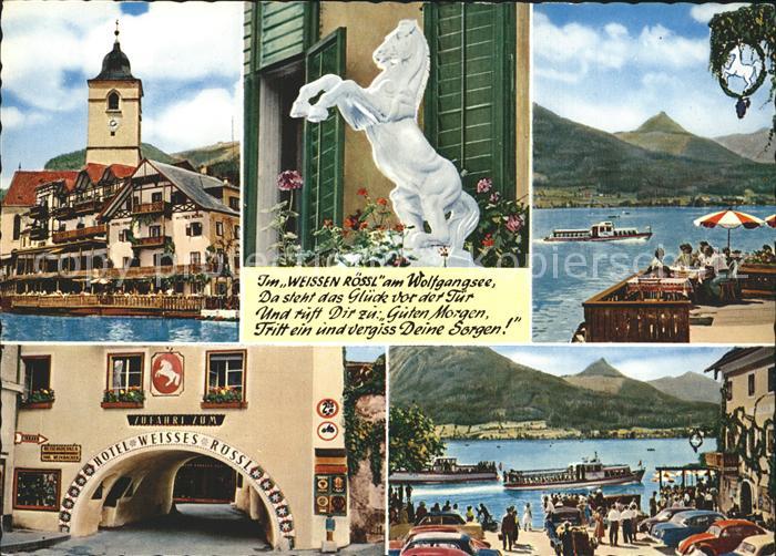 St Wolfgang Wolfgangsee Weissen Roessl