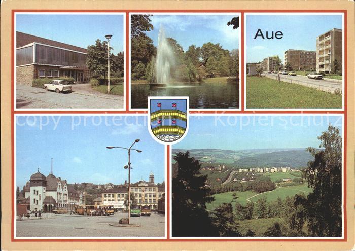 Aue Sachsen Sporthalle Stadtteich Karl-Marx-Platz