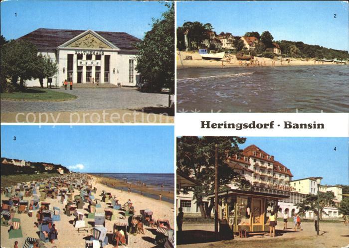Bansin Ostseebad Kulturhaus Strand Heringsdorf FDGB Erholungsheim Solidaritaet