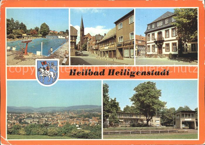 Heiligenstadt Eichsfeld Freibad Rathaus HO Gaststaette Stadion