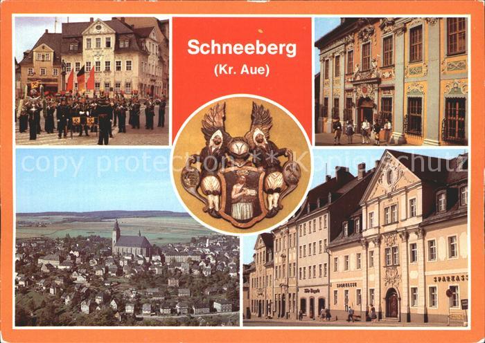 Schneeberg Erzgebirge Musikkorps Museum Wappen