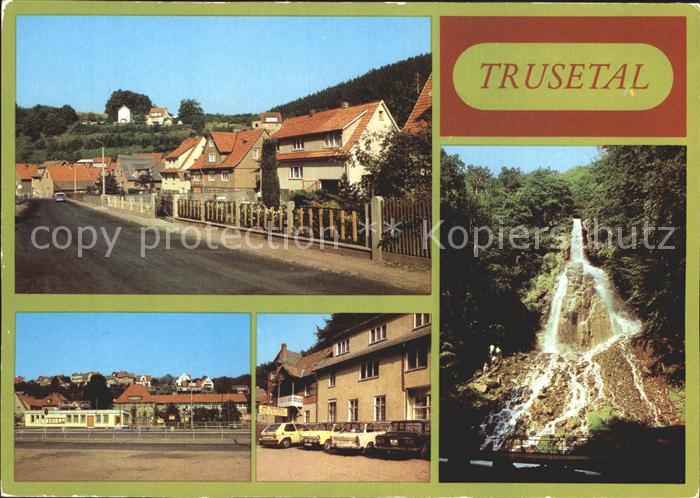 Trusetal Wasserfall Gebaeude