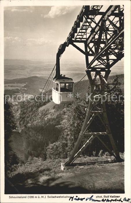 Seilbahn Schauinsland Foto-Rolf-Kellner-Nr. 6712