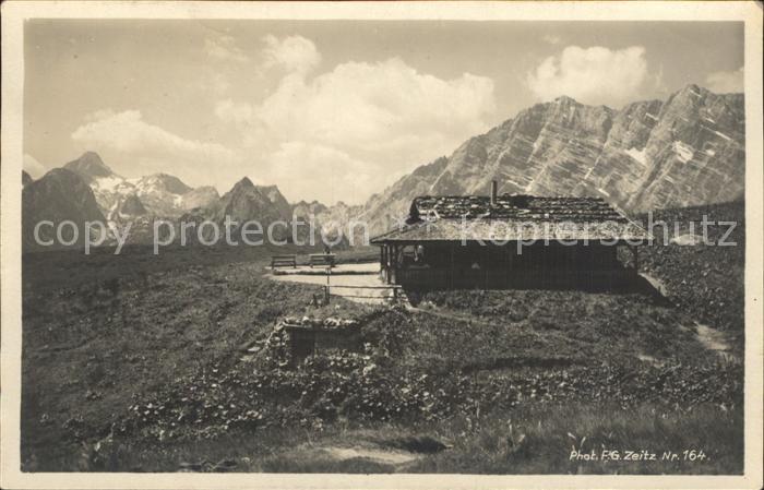 Foto Zeitz F.G. Nr. 164 Gotzenalm Watzmann Hachelkoepfen Hundstod