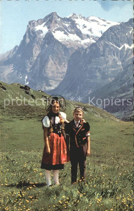Trachten Schweiz Bern Senennbub Wetterhorn