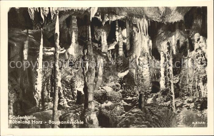 Hoehlen Caves Grottes Säulenhalle Rübeland Harz Baumannshöhle