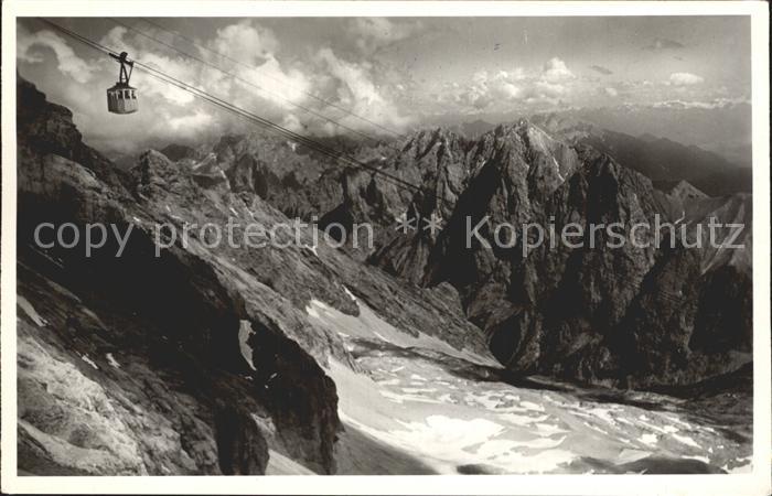 Seilbahn Bayerische Zugspitzbahn Wettersteingebirge