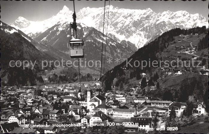 Seilbahn Montafoner Hochjochbahn Schruns