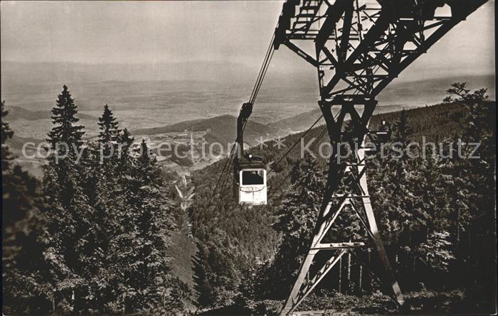 Seilbahn Schauinsland Schwarzwald