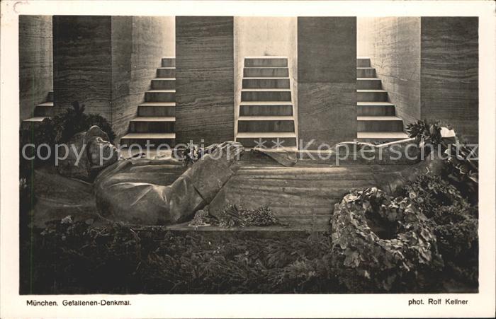 Foto Kellner Rolf Nr. 2318 München Gefallenen-Denkmal