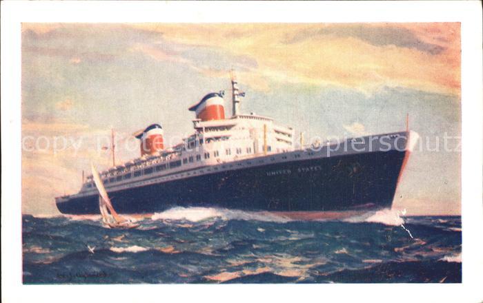 Dampfer Oceanliner S.S. United States