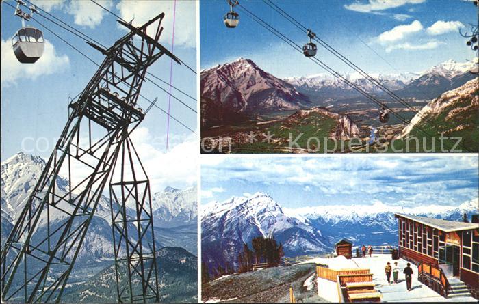 Seilbahn Banff Sulphur Mountain Gondola Lift Can