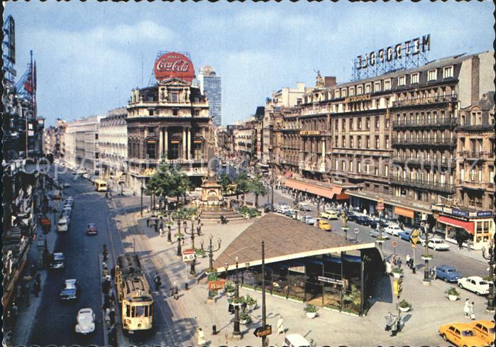 Strassenbahn Bruxelles Place de Brouckere