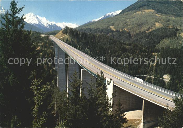 Bruecken Bridges Ponts Europabruecke Innsbruck Stubaier Gletscher