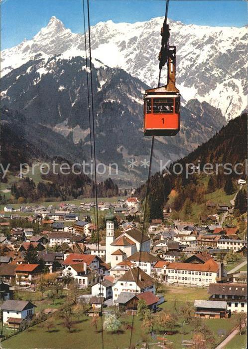 Seilbahn Montafoner Hochjochbahn Schruns Zimba Vandanser Wand