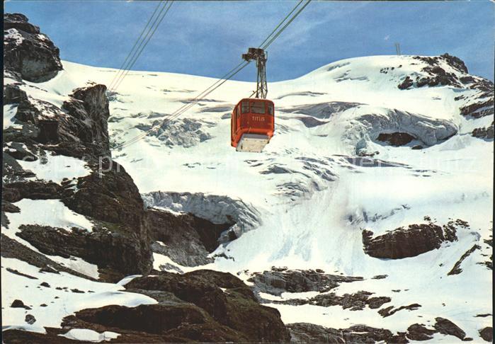 Seilbahn Titlis Rotstoeckli Kleintitlis Gletscherabbruch