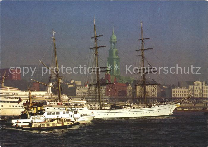 Segelschiffe Gorch Fock Hamburg Hafen
