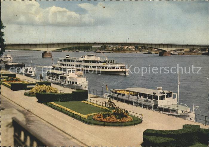 Motorschiffe Verona Bonn Rheinpromenade