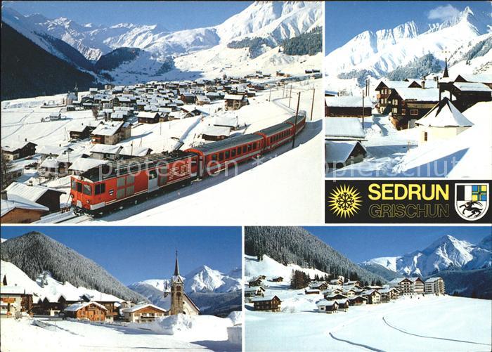 Eisenbahn Sedrun Grischun Bugnei La Foppa