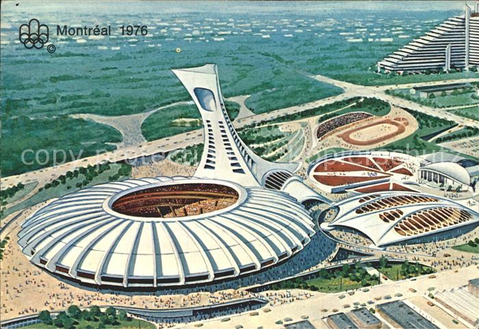 Stadion Montreal Quebec Canada Maquette du Parc
