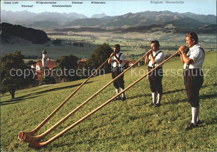 Alphorn Alphornblaeser Allgaeu