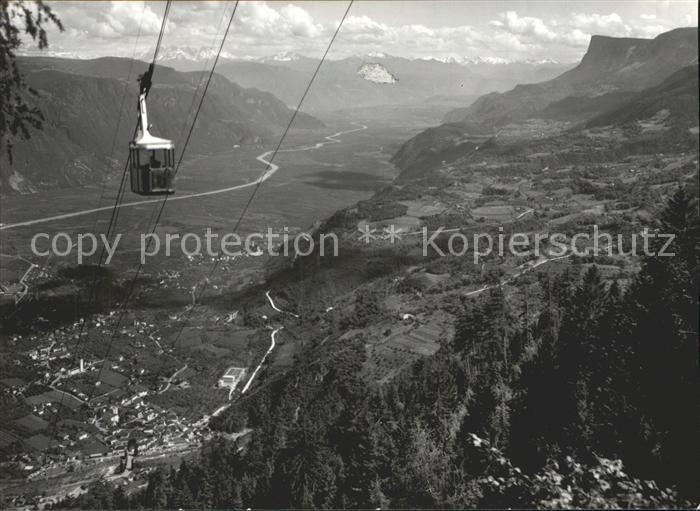 Seilbahn Vigiljoch Funivia S. Vigilio Merano