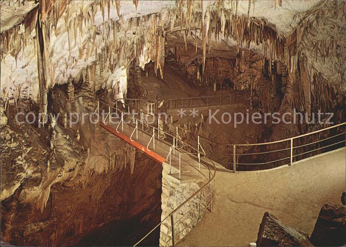 Hoehlen Caves Grottes Postojnska Jama Ruski most Russische Br