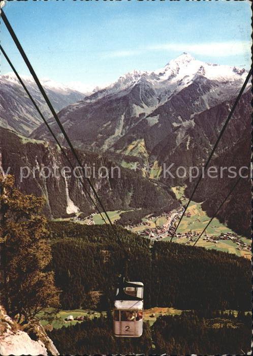 Seilbahn Penkenbahn-Bergstation Mayrhofen Ahornspitze Zillertal