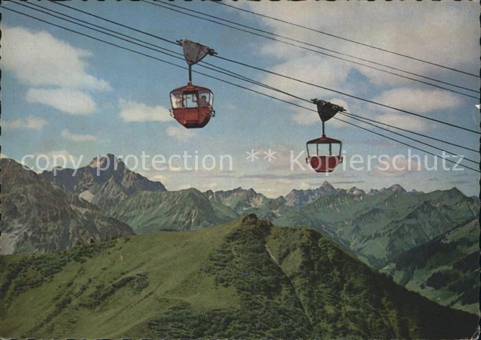 Seilbahn Riezlern-Kanzelwand Kleinwalsertal Widderstein Hochkuenzelspitze