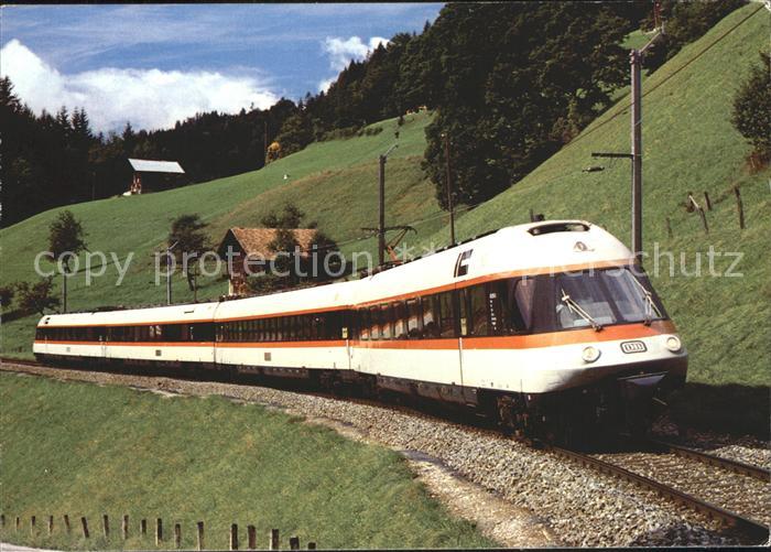 Eisenbahn Deutsche Bundebahn Elektrischer Triebzug ET 403 Enge Simmental