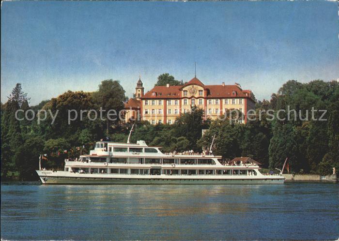 Motorschiffe Muenchen Insel Mainau Bodensee Deutschordensschloss