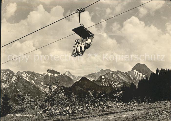 Sessellift Soellereckbahn Oberstdorf Allgaeu