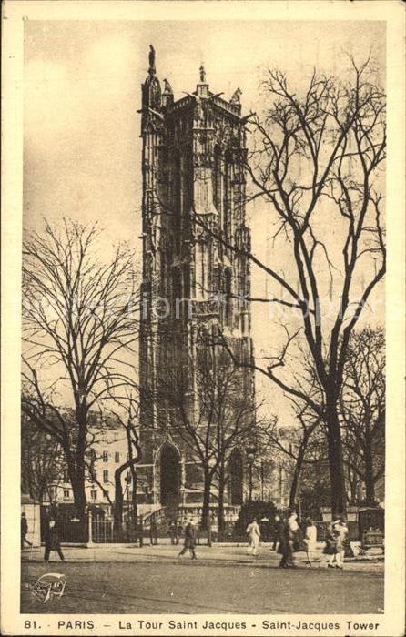 Paris La Tour Saint Jaques