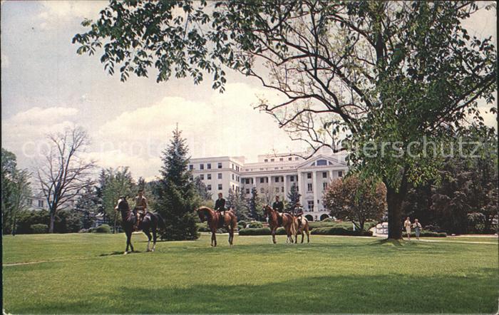 White Sulphur Springs West Virginia Greenbier Park Hotel Horses