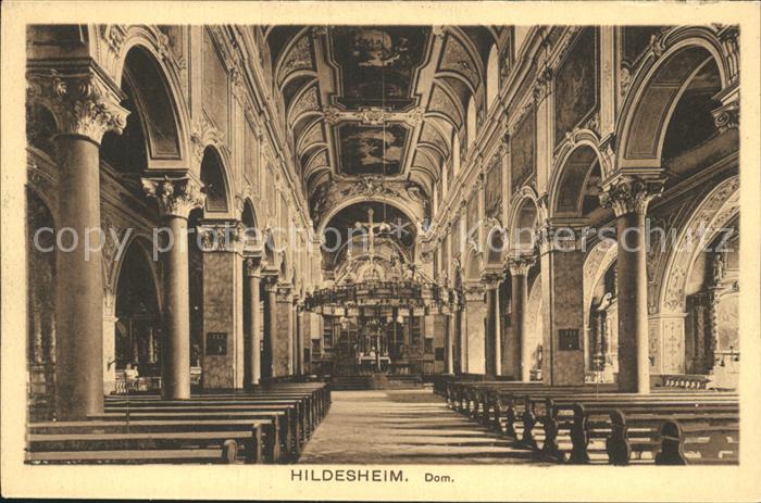 HILDESHEIM  CITY Dom Inneres Renaissance Ornamentik Stuck