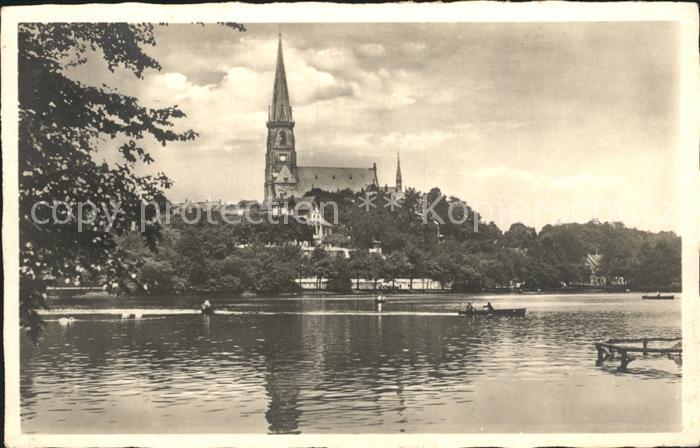 CHEMNITZ Sachsen Schlossteich Schlosskirche